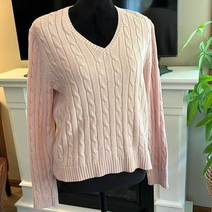 Chaps cable knit sweater